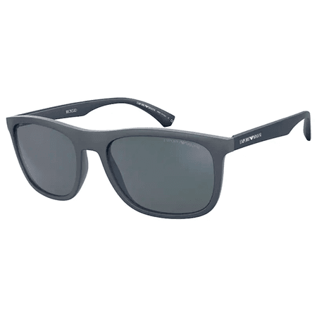 Óculos de Sol Masculino Emporio Armani - Preto/Azul Matte