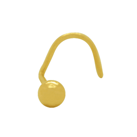 Piercing Bola para Nariz em Ouro 18K - 2,5mm