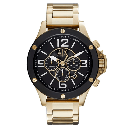 Relógio Masculino Armani Exchange - Dourado e Preto Cronógrafo