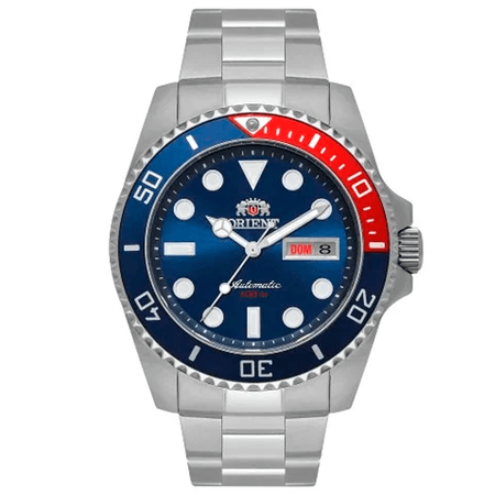 Relógio Masculino Orient Automático Submariner - Prata 
