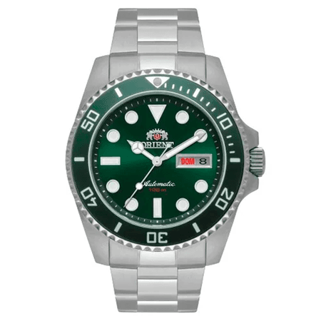 Relógio Masculino Orient Automático Submariner - Prata 
