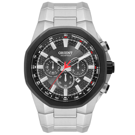 Relógio Masculino Orient Cronógrafo - Prata Solartech 