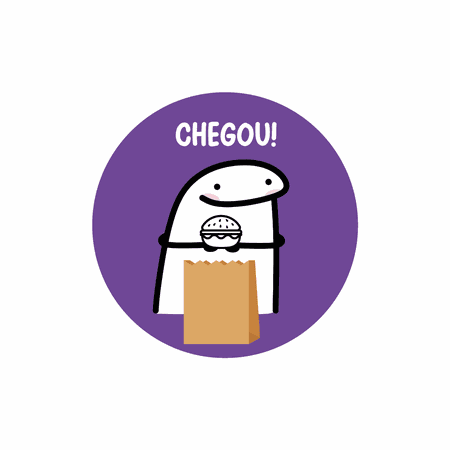 ADESIVO CHEGOU - 500 UNIDADES - CaixaMix Embalagens