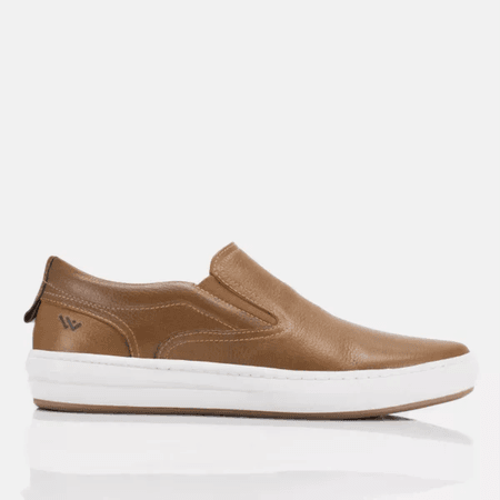 TÊNIS SLIP ON THRONES TABACO - Grife Couro