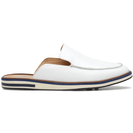 MULE MASCULINO VALÊNCIA WHITE - Grife Couro