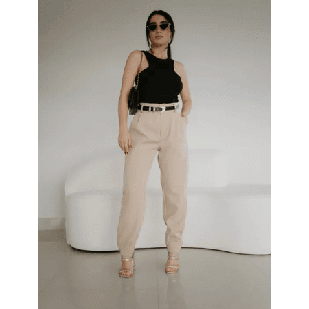 CALÇA ALFAIATARIA CORTE CENOURA