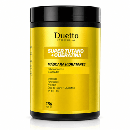Máscara Hidratante Super Tutano + Queratina Duetto 1Kg - Loja Duetto Super