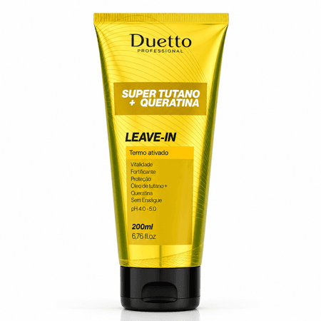 Leave-in Super Tutano + Queratina Duetto 200ml - Loja Duetto Super