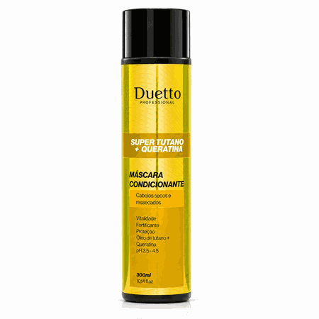 Máscara Condicionante Super Tutano + Queratina Duetto 300ml - Loja Duetto Super