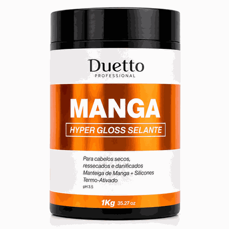Máscara Hyper Gloss Selante Manga Duetto 1 Kg - Loja Duetto Super