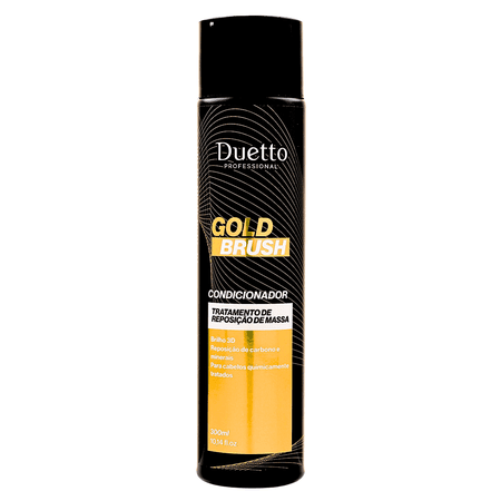 Máscara Condicionante Gold Brush Duetto 300ml - Loja Duetto Super