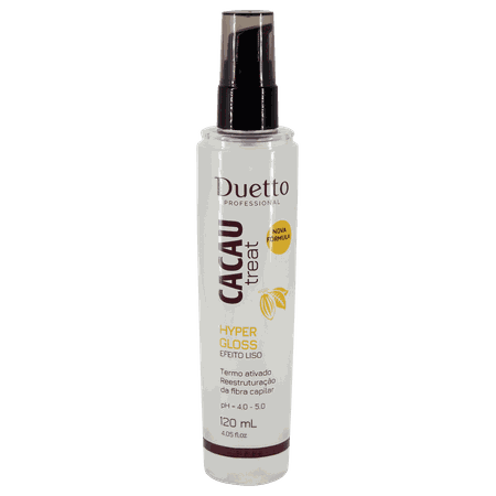 Hyper Gloss Termo Ativado Cacau Treat Duetto Professional 120ml - Loja Duetto Super