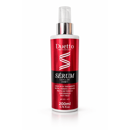 Sérum Capilar 3 em 1 Duetto Professional 200ml - Loja Duetto Super