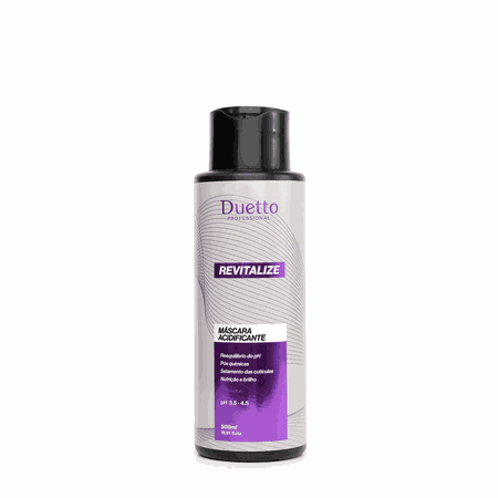 Máscara Acidificante Revitalize Duetto Professional 500ml - Loja Duetto Super