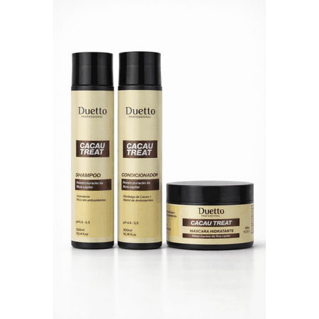 Kit Home Care Cacau Treat Duetto Professional - Loja Duetto Super