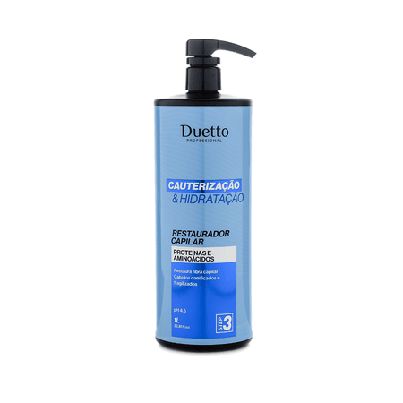 Restaurador Capilar Duetto Professional 1L - Loja Duetto Super
