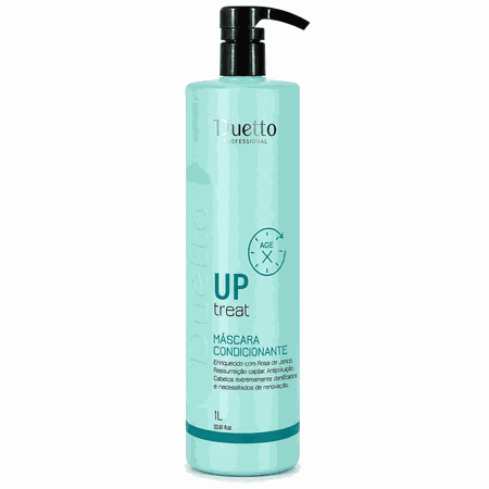 Máscara Condicionante Up Treat Duetto Professional 1L Reconstrução Hidratação Brilho Cabelos Danific... - Loja Duetto Super