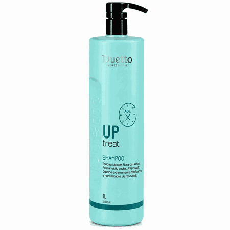 Shampoo Up Treat Duetto 1L Rosa de Jericó Limpeza Hidratante Para Cabelos Danificados - Loja Duetto Super