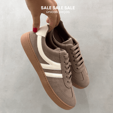 Tênis Maya Camurça Areia - 088 - Use Piná