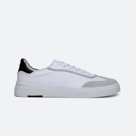 Tenis Casual Masculino Branco Solado Bicolor - NEVANO
