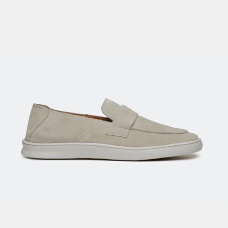 Loafer Masculino em Camurça Osso - NEVANO