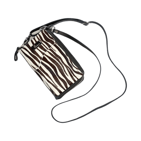 Mini Bolsa em Couro Legítimo - 40985-ZEBRA - PACHECO CALÇADOS