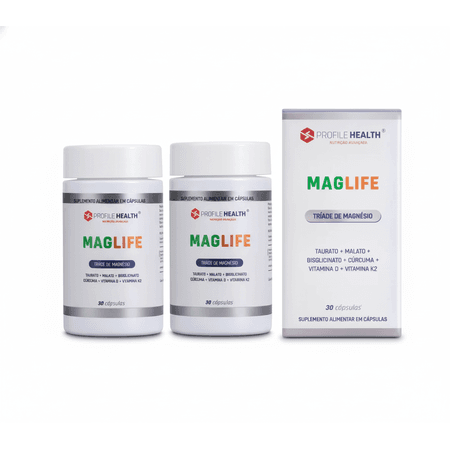 MAGLIFE Magnésio - 2UN - PROFILE HEALTH