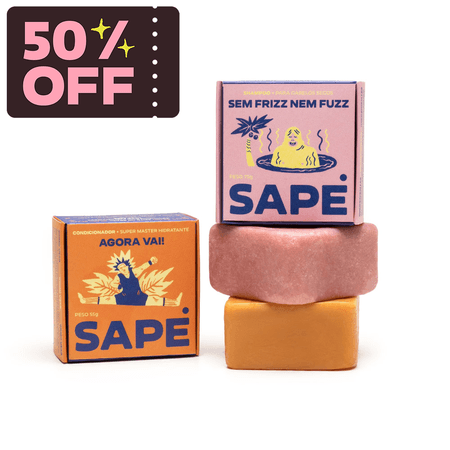 Duo Para Cabelos Secos ou Cacheados - Sapė #timetoclean