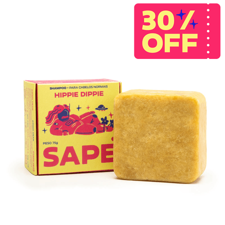 Shampoo Em Barra Hippie Dippie - Sapė #timetoclean