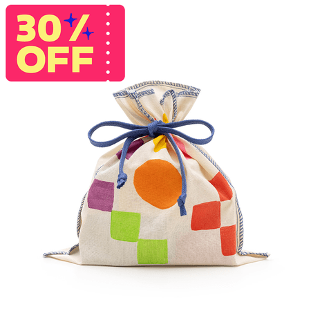 Saquinho de Presente Artesanal - Sapė #timetoclean