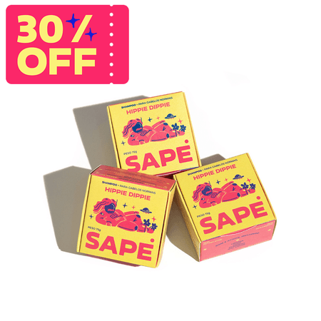 Trio Shampoo Hippie Dippie - Sapė #timetoclean