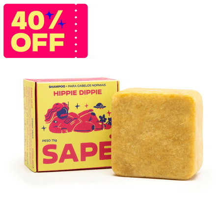 Shampoo Em Barra Hippie Dippie - Sapė #timetoclean