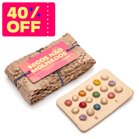 Saboneteira Secos Não Molhados - Sapė #timetoclean