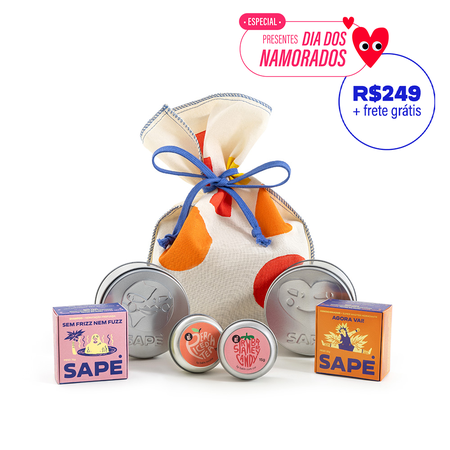 Kit Presente • Duo Hidratação & Lip Balms - Sapė #timetoclean