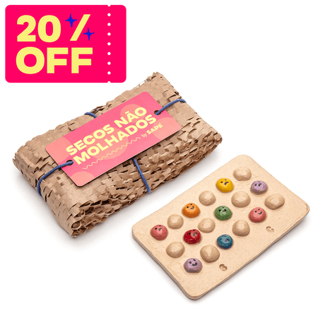 Saboneteira Secos Não Molhados - Sapė #timetoclean