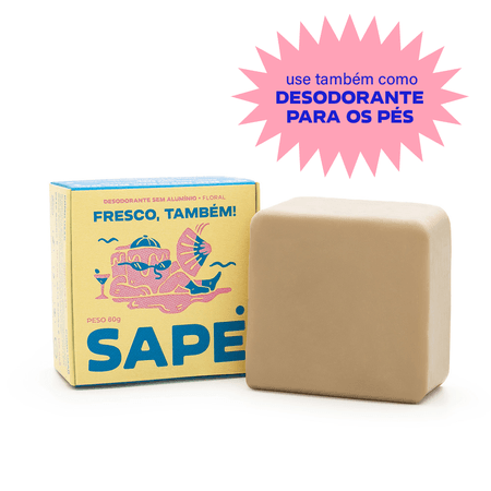 Desodorante Natural Fresco, Também! - Sapė #timetoclean