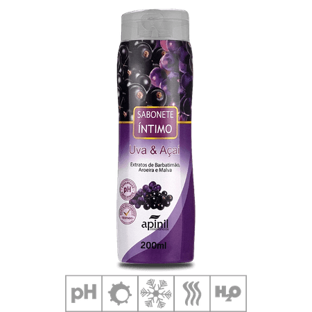 Sabonete Feminino Íntimo Apinil 200ml (ST183) - Uva e Açaí