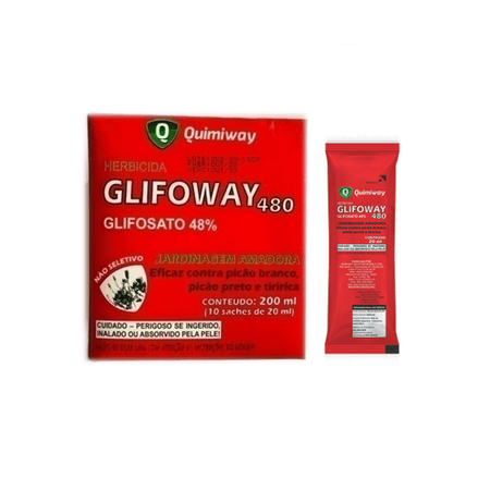 Mata Mato Glifosato Glifoway 480 200mL (10 saches ... - AGROCAC