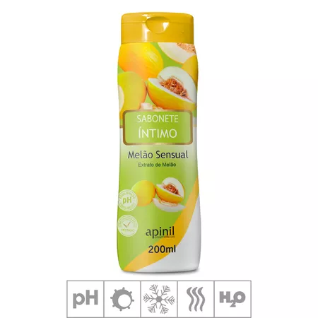 Sabonete Feminino Íntimo Apinil 200ml (ST183) - Melão Sensual
