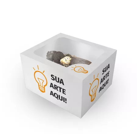 EMBALAGEM OVO DE COLHER 150G PERSONALIZADA - CaixaMix Embalagens