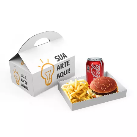 EMBALAGEM PARA KIT LANCHE INFANTIL PERSONALIZADA - CaixaMix Embalagens