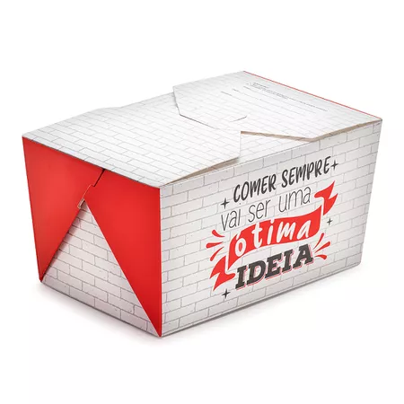 EMBALAGEM BOX ANTIVAZAMENTO 1500ML RED GOURMET - 50 UNIDADES - CaixaMix Embalagens