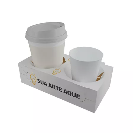 SUPORTE PARA COPOS PERSONALIZADO - CaixaMix Embalagens
