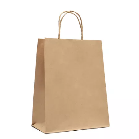SACOLA KRAFT DELIVERY LISA TAMANHO M - 25 UNIDADES - CaixaMix Embalagens