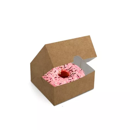 CAIXA DONUTS 1 UND EXTRA KRAFT - 50 UNIDADES - CaixaMix Embalagens