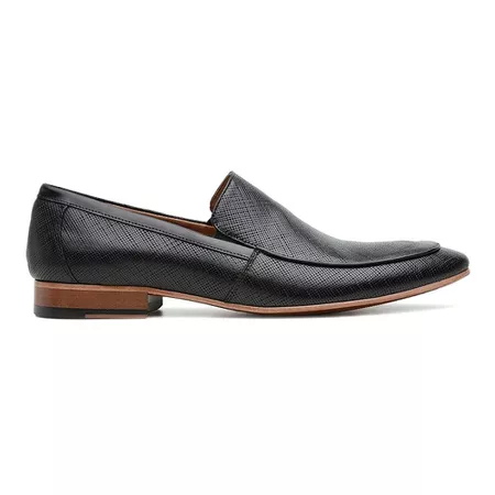Loafer Piacenza Linho Preto - DI LOMBARDI