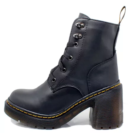 Coturno Plataforma Camélia Estilo Veggie Preto - 9... - ESTILO VEGGIE SHOES