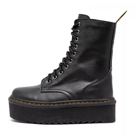 Coturno Plataforma Brienne Preto - 7001 - ESTILO VEGGIE SHOES