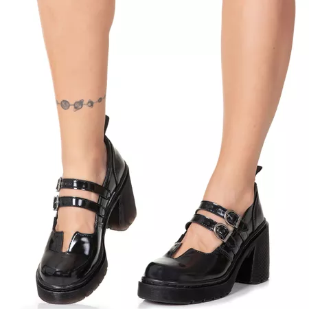 Sapato Inglês Estilo Veggie Boneca Jane Jane Verni... - ESTILO VEGGIE SHOES