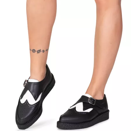 New Creeper Estilo Veggie Abruzzo Preto e Branco | ESTILO VEGGIE SHOES